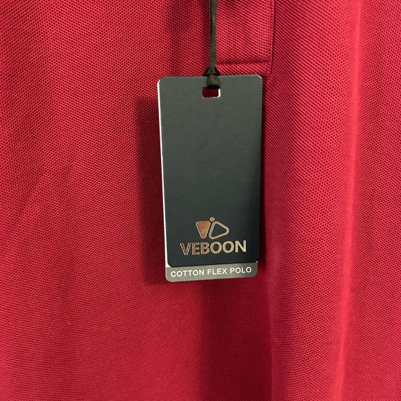 Men’s Burgundy Long Sleeves Shirt Size 3XL - Picture 5 of 9